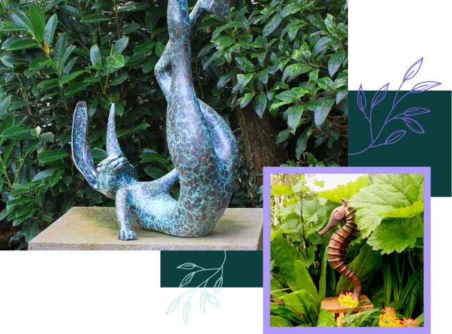 Sculptures at Ardán Garden